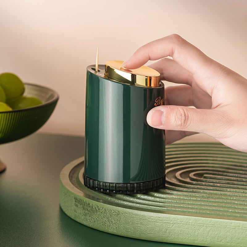 ToothMaster Holder – Cure-Dents Pop-Up Élégants