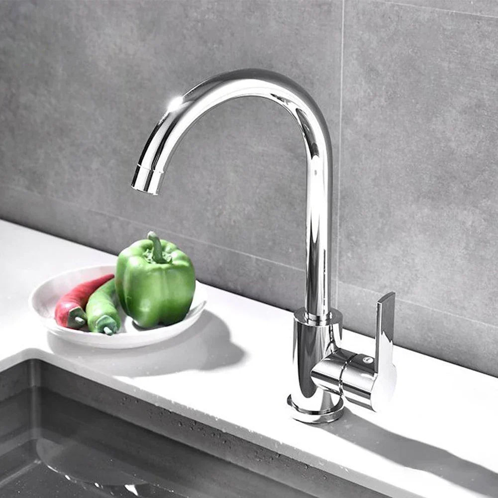 AquaElegance - Robinet de Cuisine Moderne avec Finition Chromée