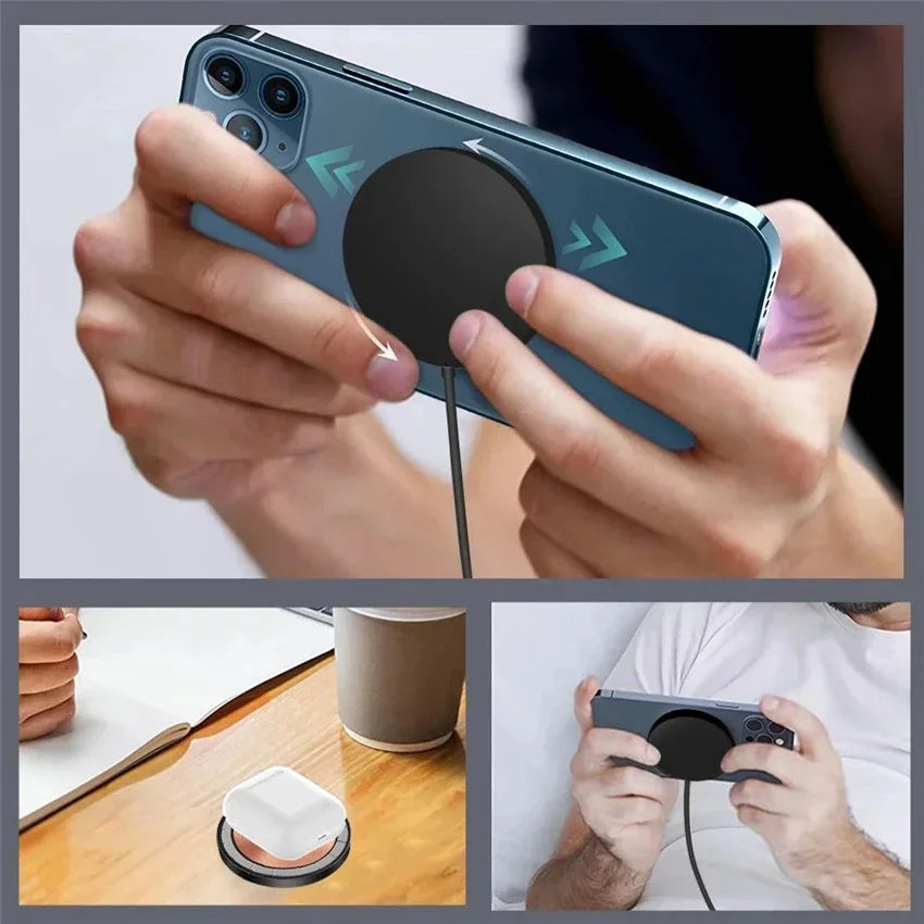 PowerCharge Pro - Chargeur sans fil magnetique 100W pour iPhone et AirPods