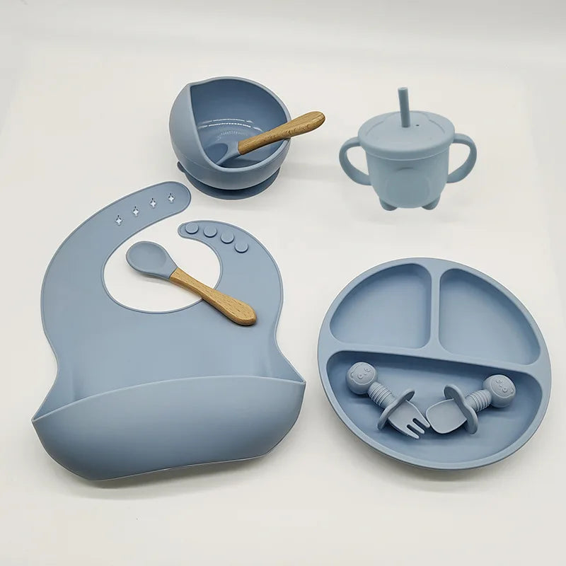 TinyBites - Set Repas Silicone Bébé