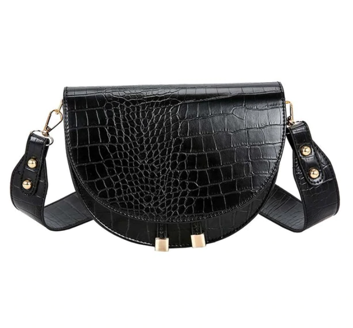 Chelsey Crossbody Bag - Sac Bandoulière Imprimé Crocodile