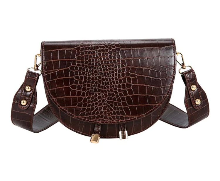 Chelsey Crossbody Bag - Sac Bandoulière Imprimé Crocodile