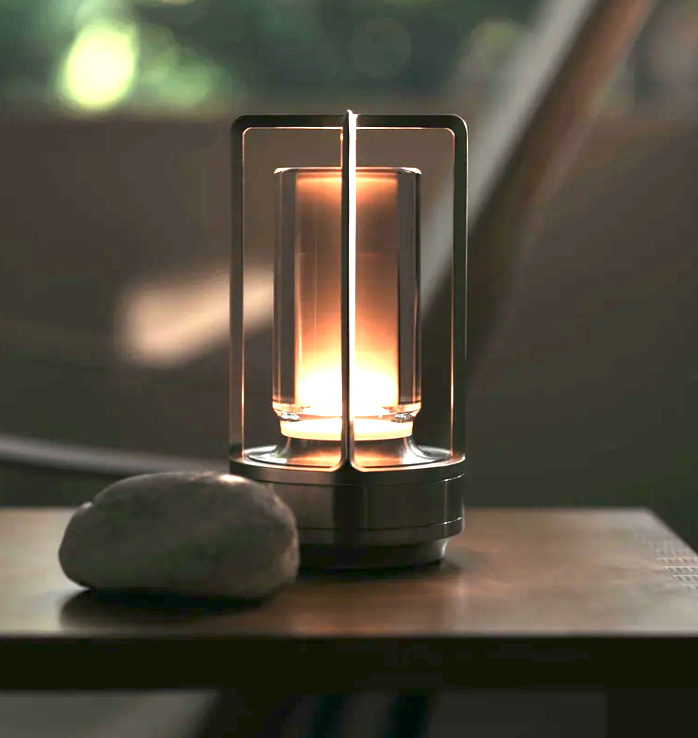 LumenAura - Lanterne LED Sans Fil pour Intérieur et Extérieur