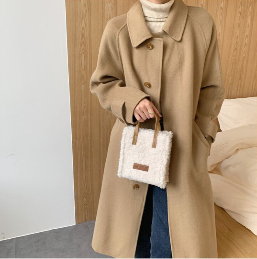 TeddyBag - Sac Bandoulière Doux Effet Peluche