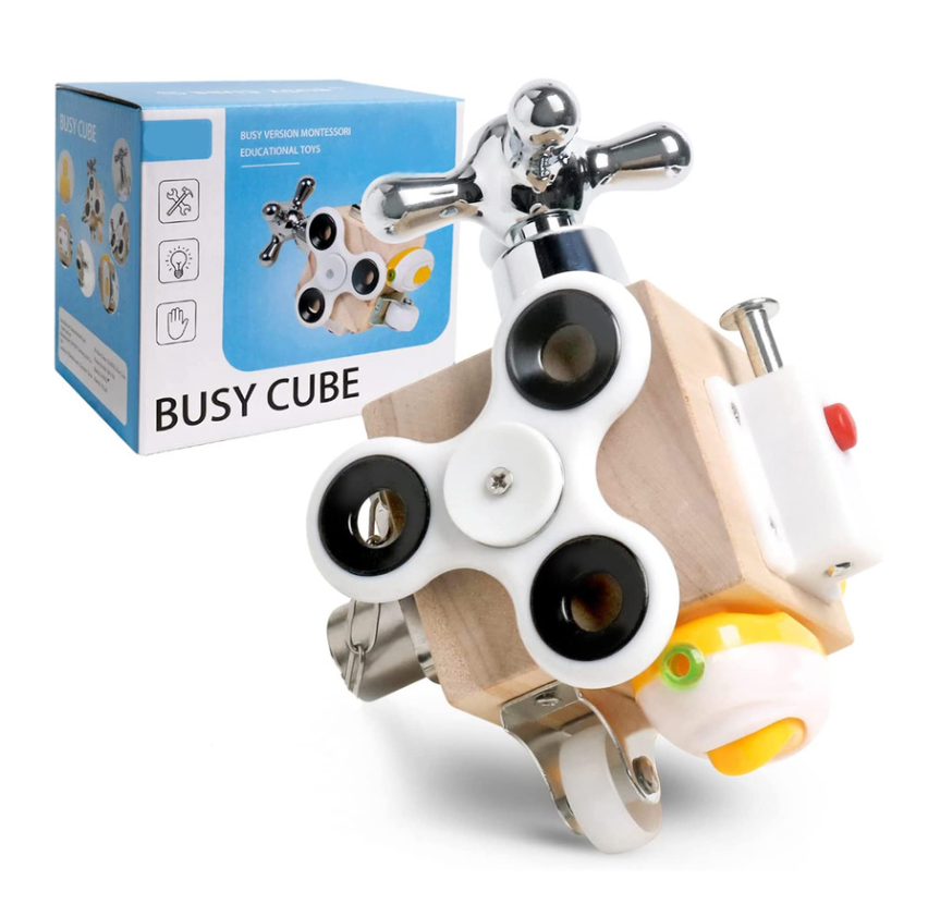 PlayCube – Jouet Éducatif Cube d'Activités Montessori