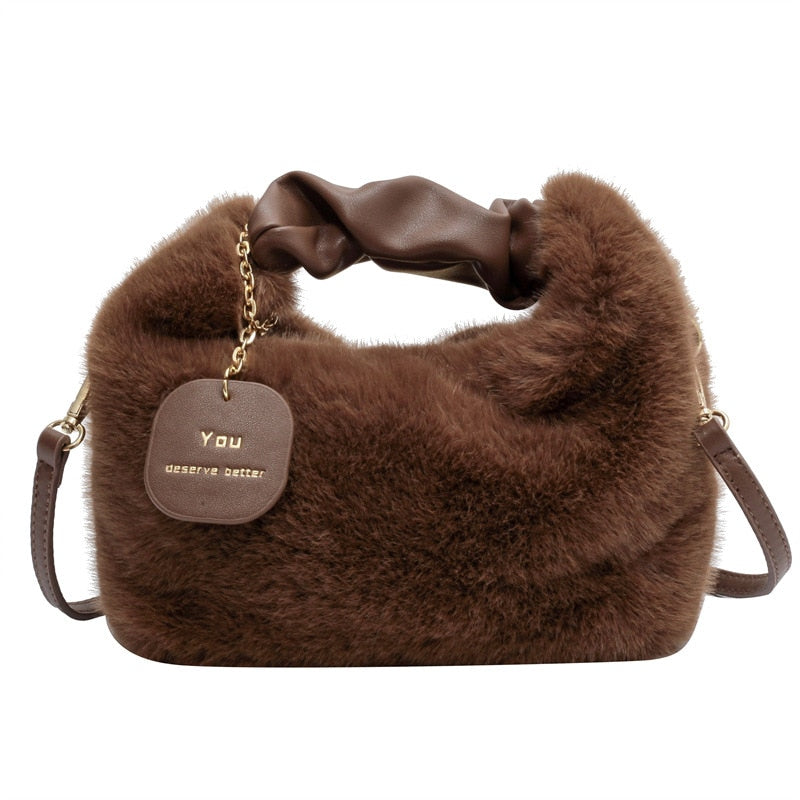 FluffyBag - Joli Sac à Main Doux et Câlin