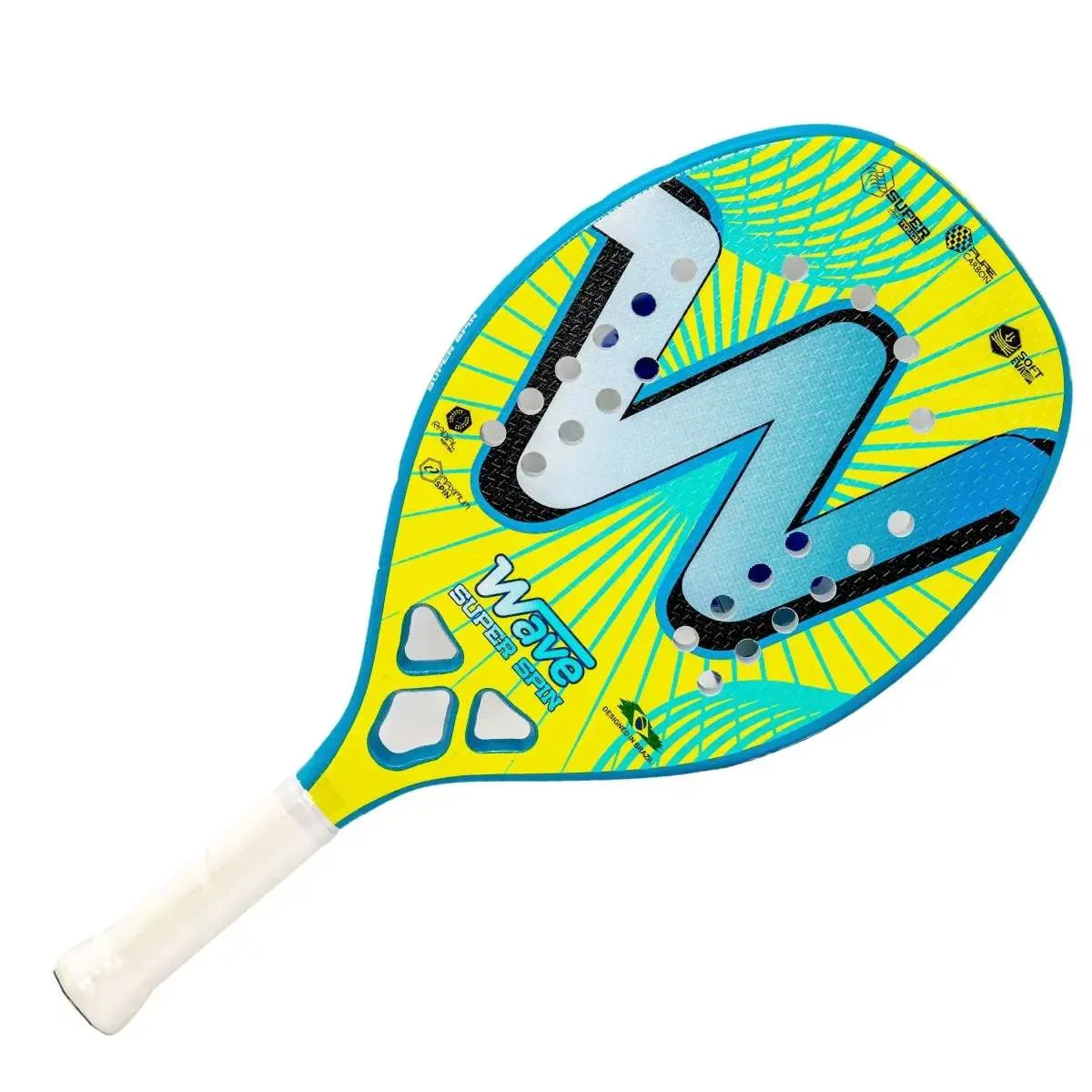 SpinMaster Wave - Raquette de beach tennis en graphite haut de gamme