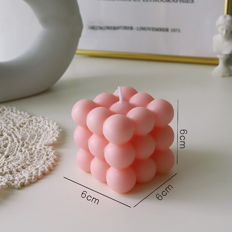 BubbleGlow Candle - Bougie Tendance pour Intérieur