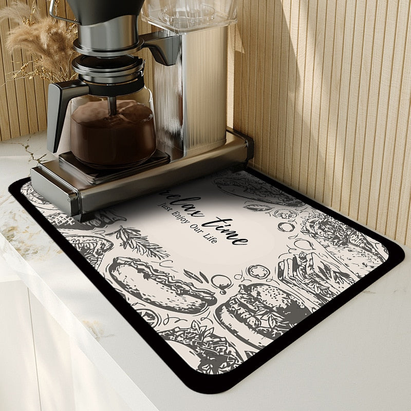 AbsorpTowel Mat - Antidérapant Ultra-Absorbant Stylé