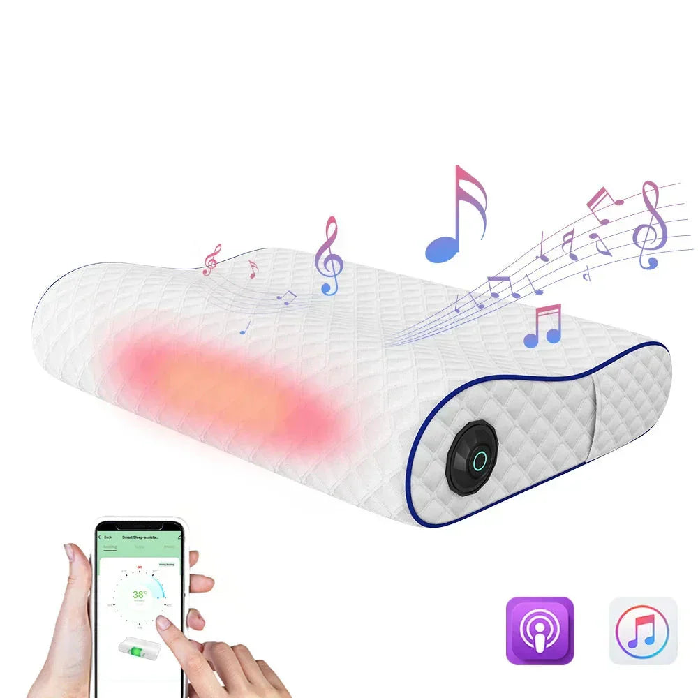 SleepHarmony - Oreiller à mémoire de forme avec haut-parleur Bluetooth
