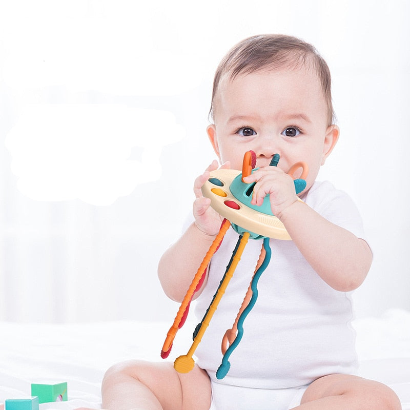 FlexiSpace Toy - Jouet Sensoriel Anneau de Dentition