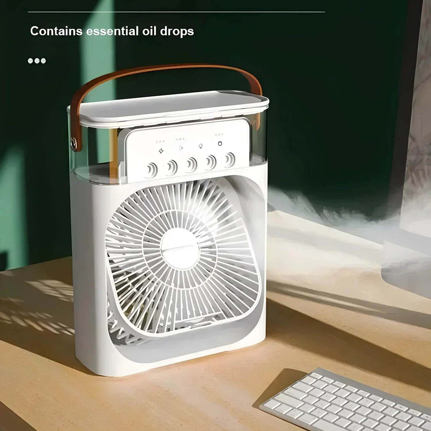 BreezeMaster - Ventilateur Rafraîchisseur d'Air 3-en-1 avec LED