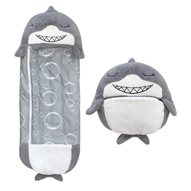 SnugglePals - Sac de Couchage Peluche 2-en-1 pour Enfants