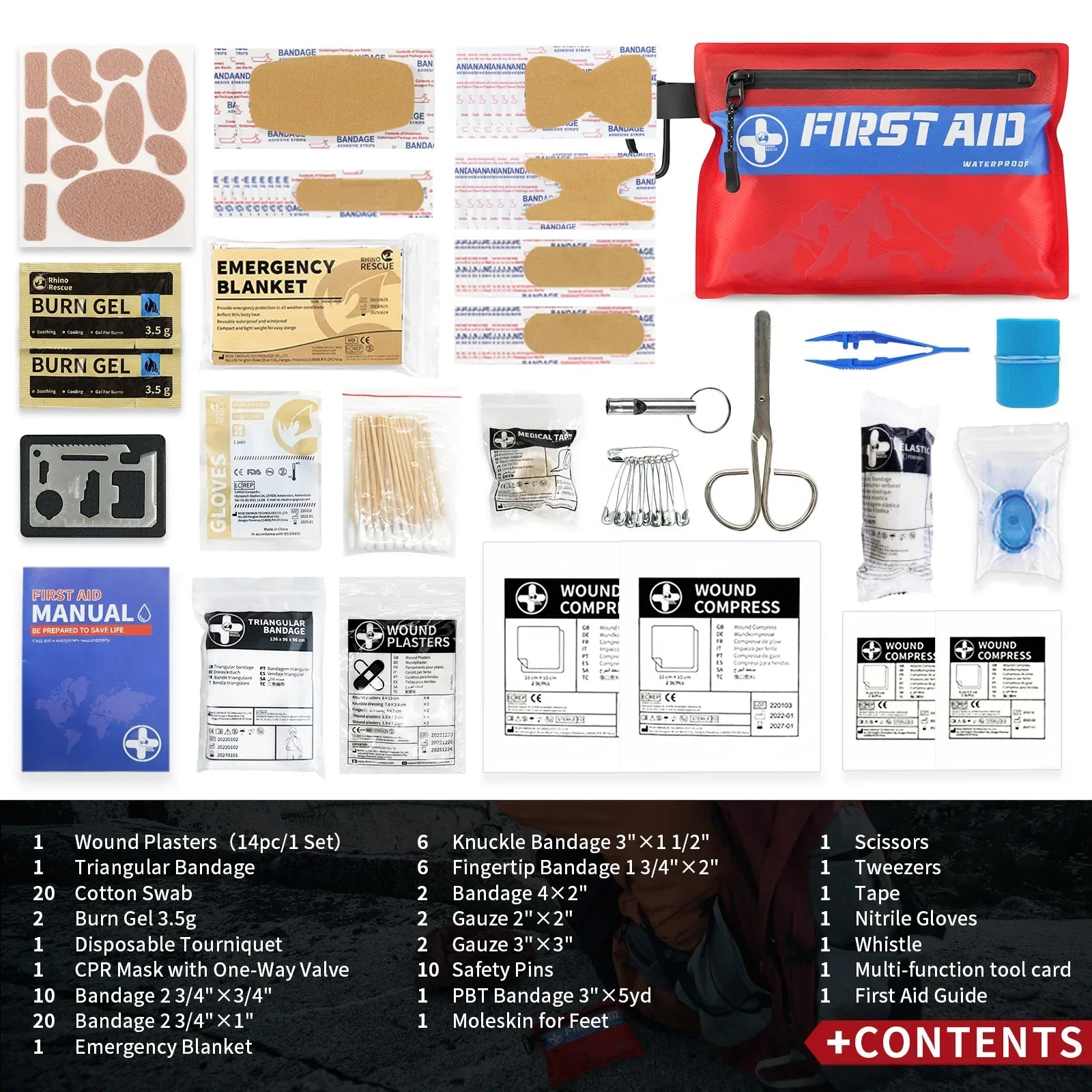 TrailGuard - Kit Premiers Secours Léger pour Aventures