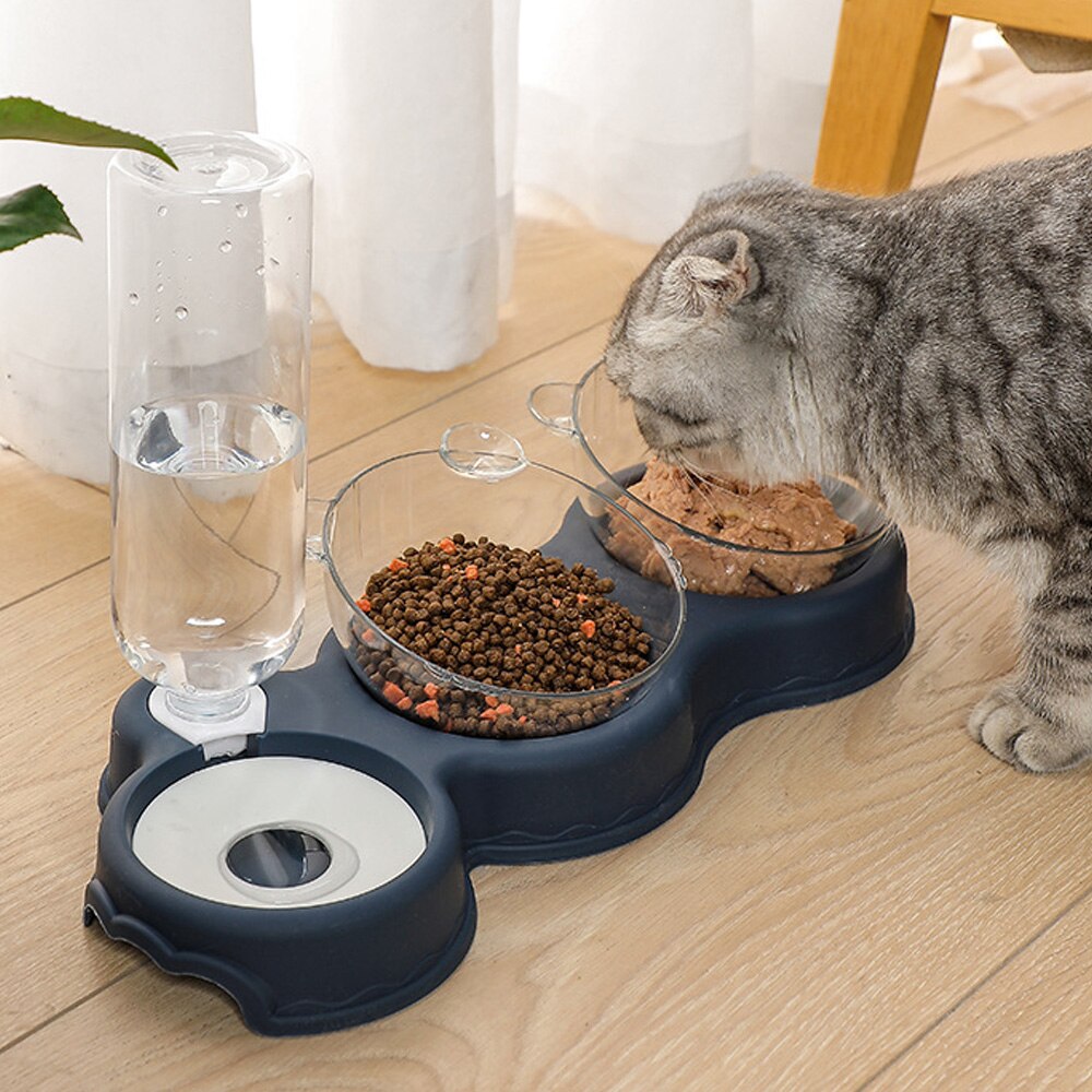 KarlFeast - Gamelle 3-en-1 Stylée pour Chats