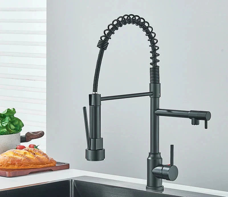 MixMaster - Robinet de cuisine flexible rotatif à 360°