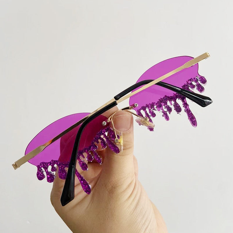 Cry me a Glitter - Lunettes de Festival à Paillettes