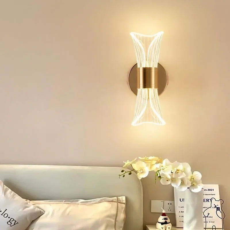 GlowCurve - Applique Murale LED Élégante pour Chambre et Salon