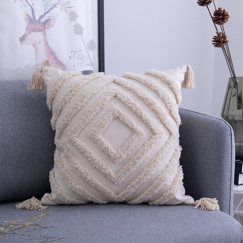 BohoVibes Pillow Covers – Style Ibiza pour Maison