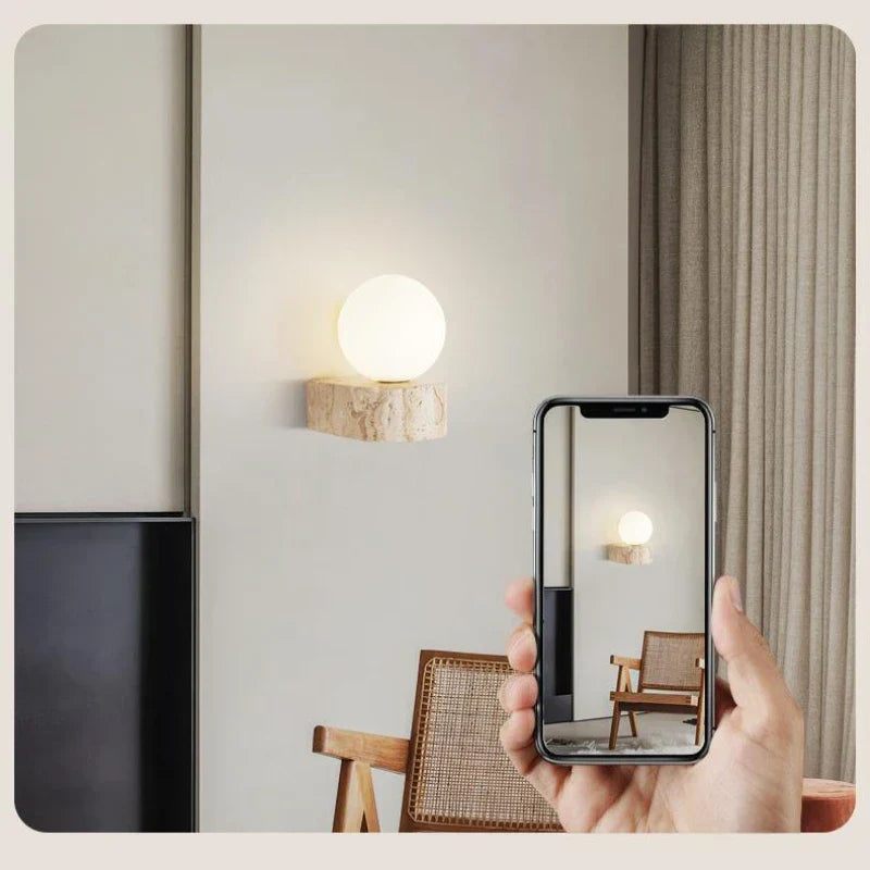 RetroGlow - Applique murale LED rétro pour couloir et chambre