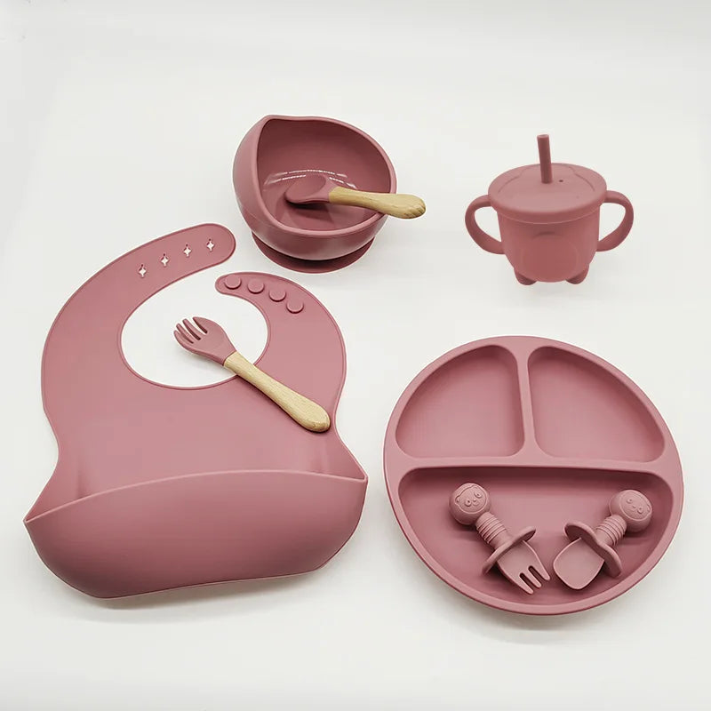 TinyBites - Set Repas Silicone Bébé