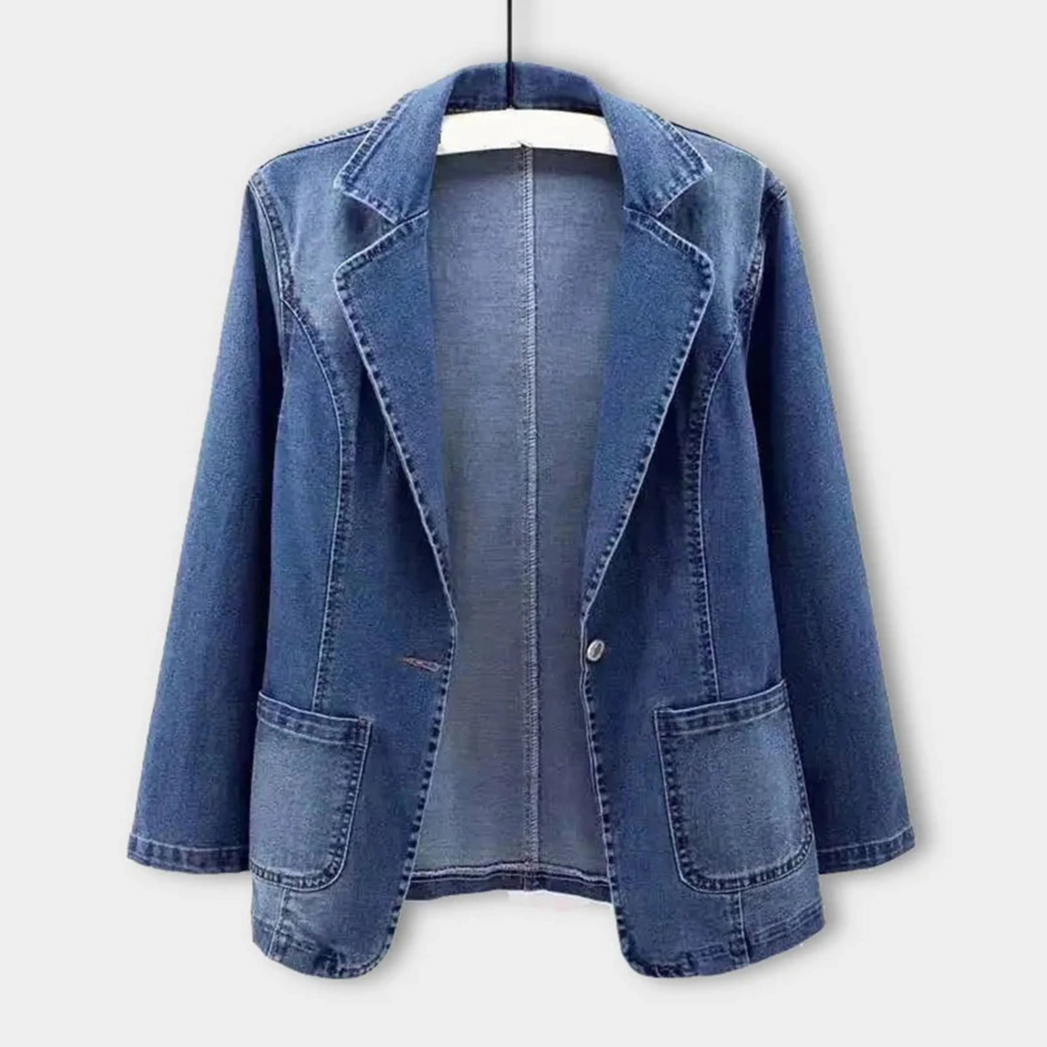 Sophie | Élégant Blazer Denim Femme Moderne 0