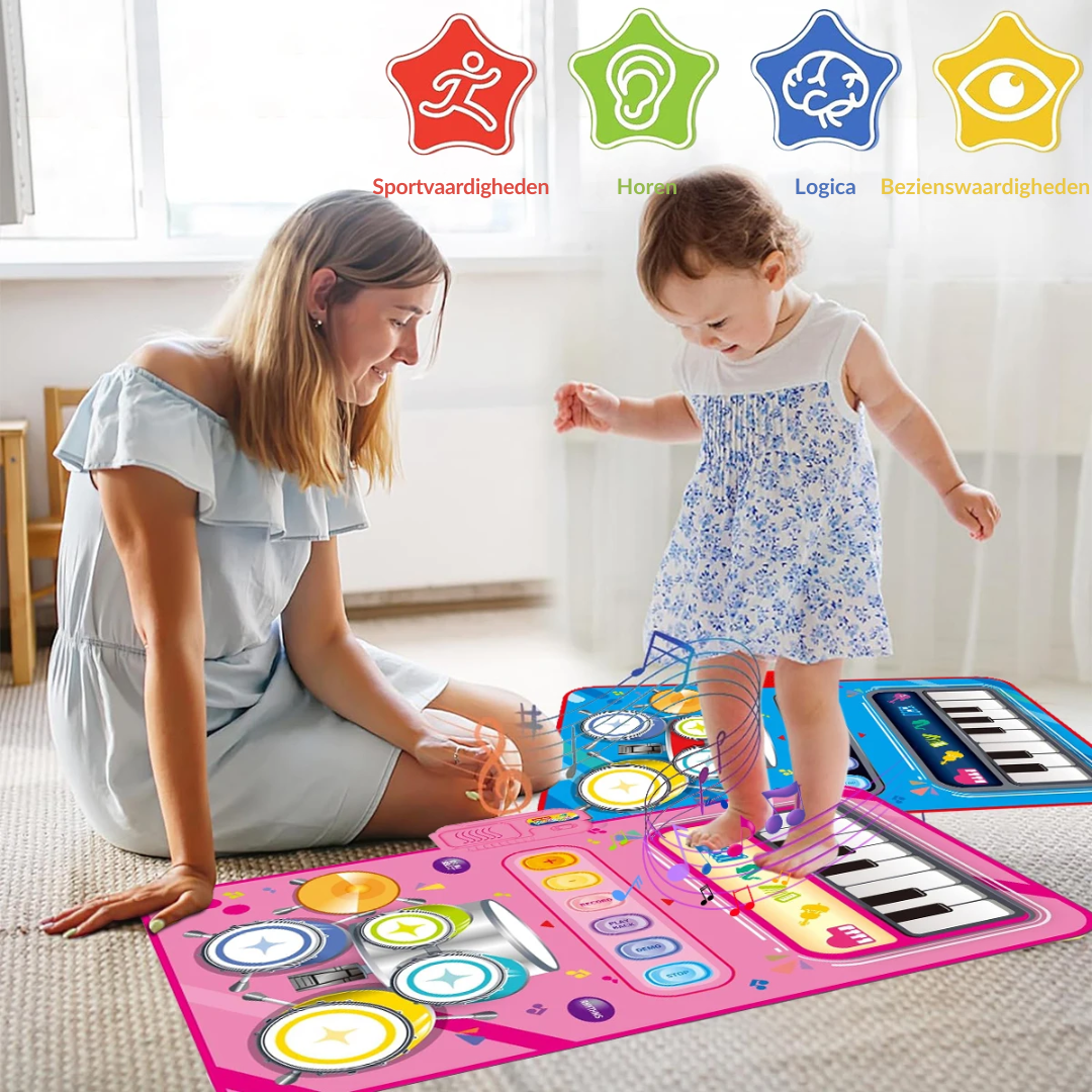 Tapis de Jeu Musical Interactif avec 5 Instruments | Développe la Créativité et la Motricité des Enfants 2