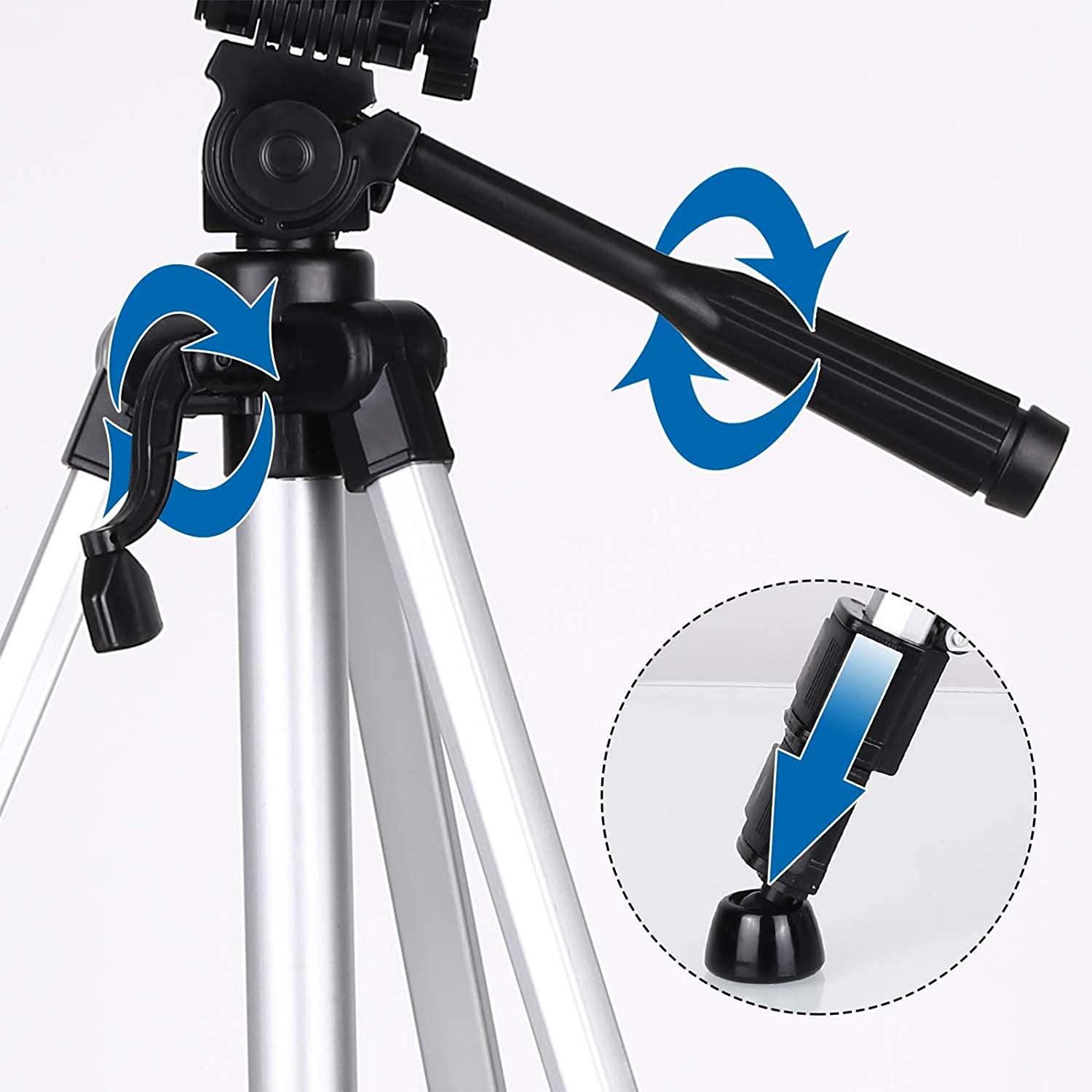 Télescope Débutant 70 mm avec Grossissement 67x et Trépied Réglable | Idéal pour Astronomie et Observation Terrestre 5
