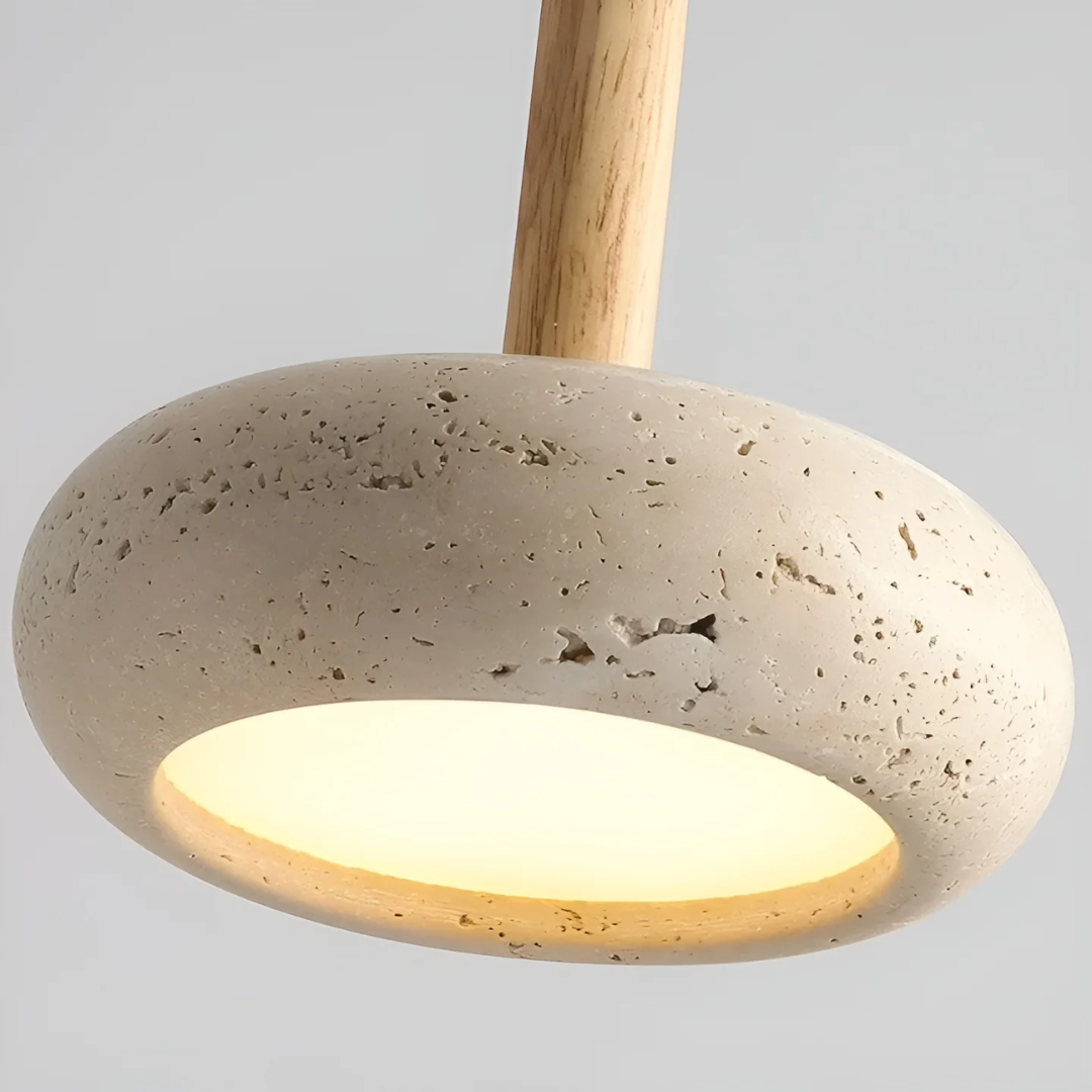 TranquilHalo - Plafonnier LED Rétro Design Japonais