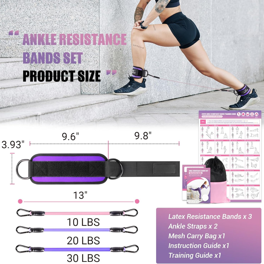 FlexTone - Bandes Résistance Hanches et Fessiers