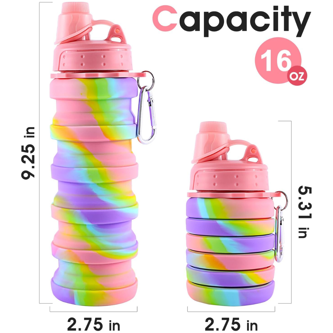 FlexiHydrate - Gourde Pliable Compacte pour Voyages