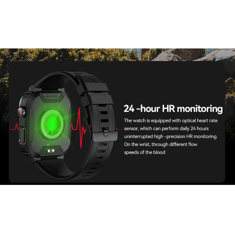 ForceGuard Watch - Smartwatch Qualité Militaire IP68