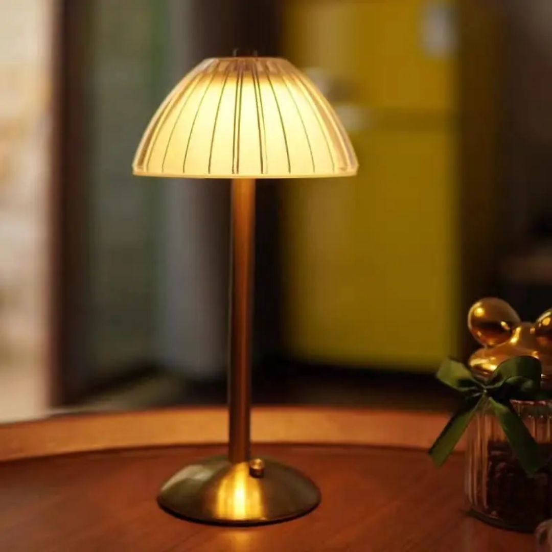 Karina GlowDesk – Lampe Bureau Rétro Rechargeable