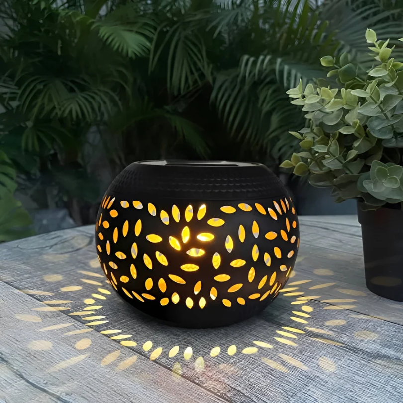 LumoPattern Solar Lamp - Éclairage Jardin Tachété
