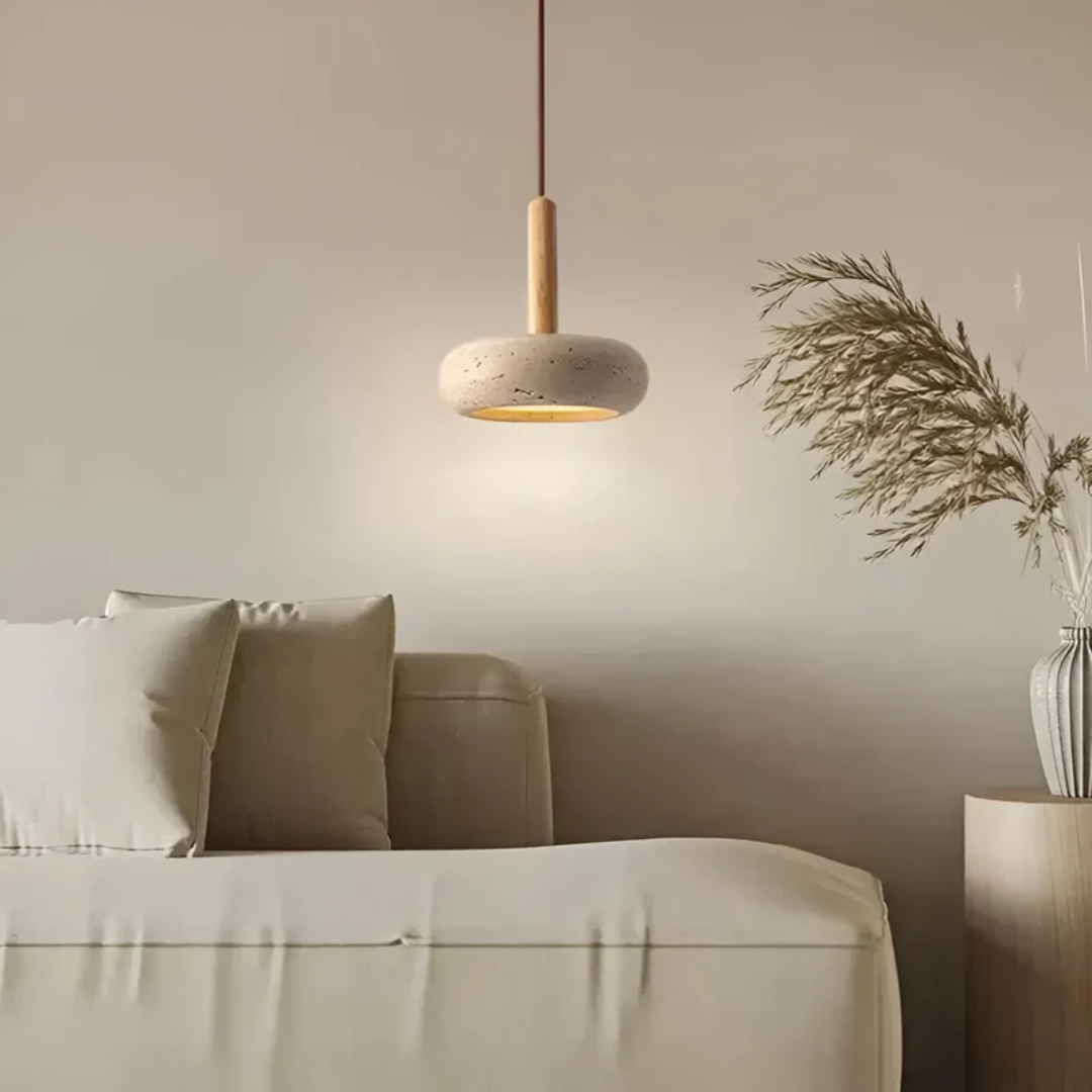 TranquilHalo - Plafonnier LED Rétro Design Japonais