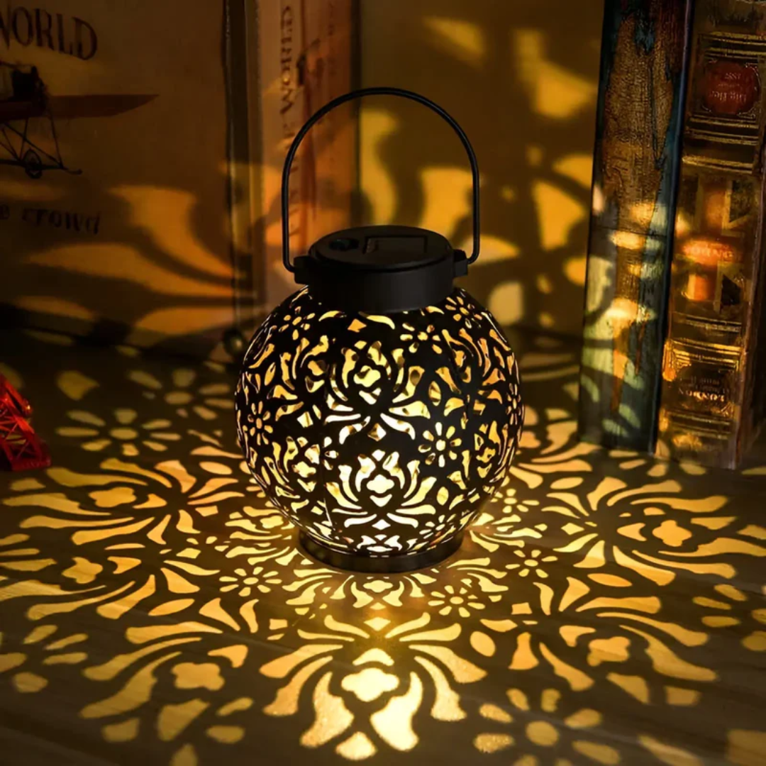 RadiantGlow - Lampe de jardin LED waterproof solaire