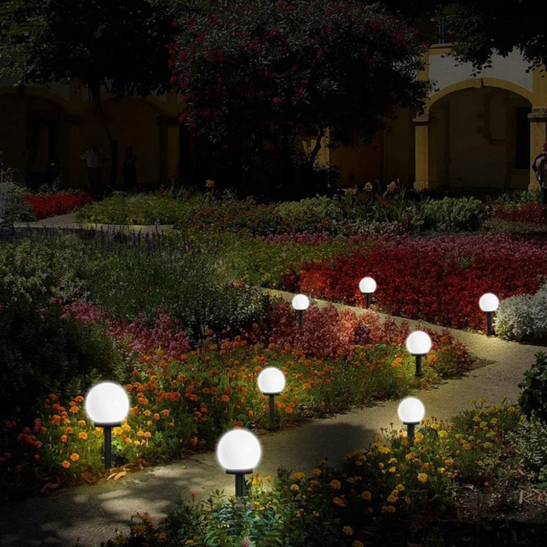 SunLuxe Orbs - Set de 3 lumières LED de jardin waterproof