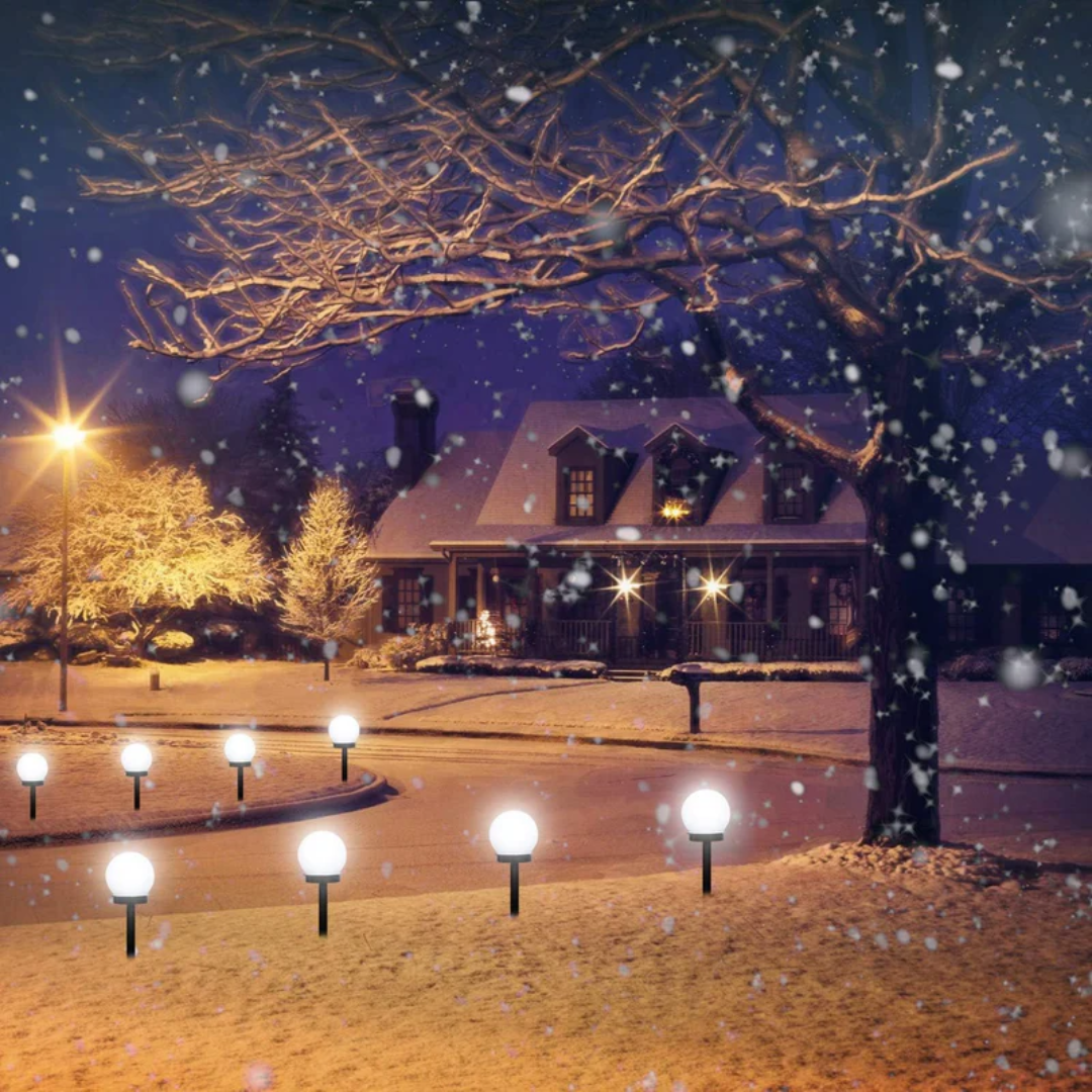 SunLuxe Orbs - Set de 3 lumières LED de jardin waterproof
