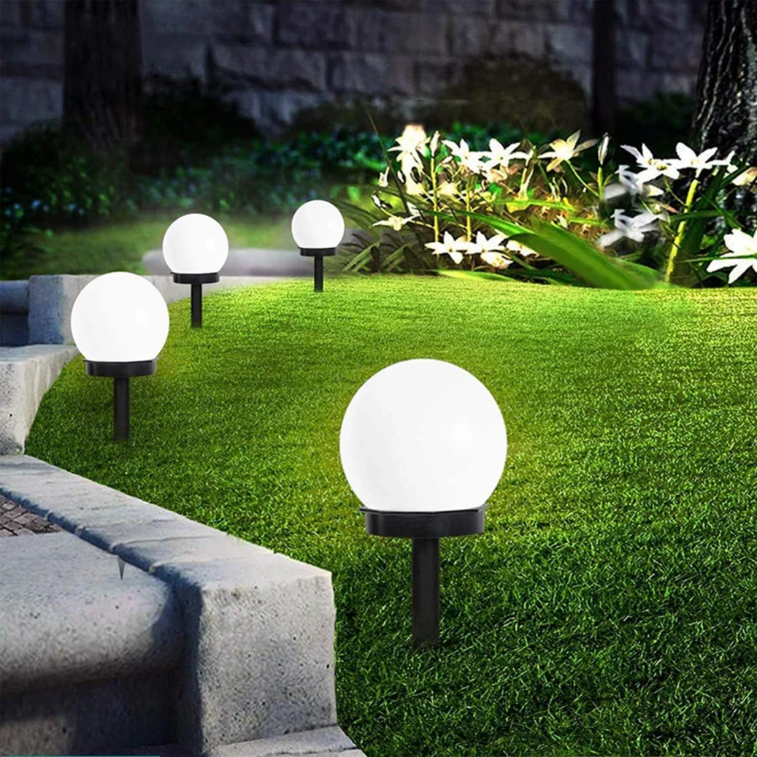 SunLuxe Orbs - Set de 3 lumières LED de jardin waterproof