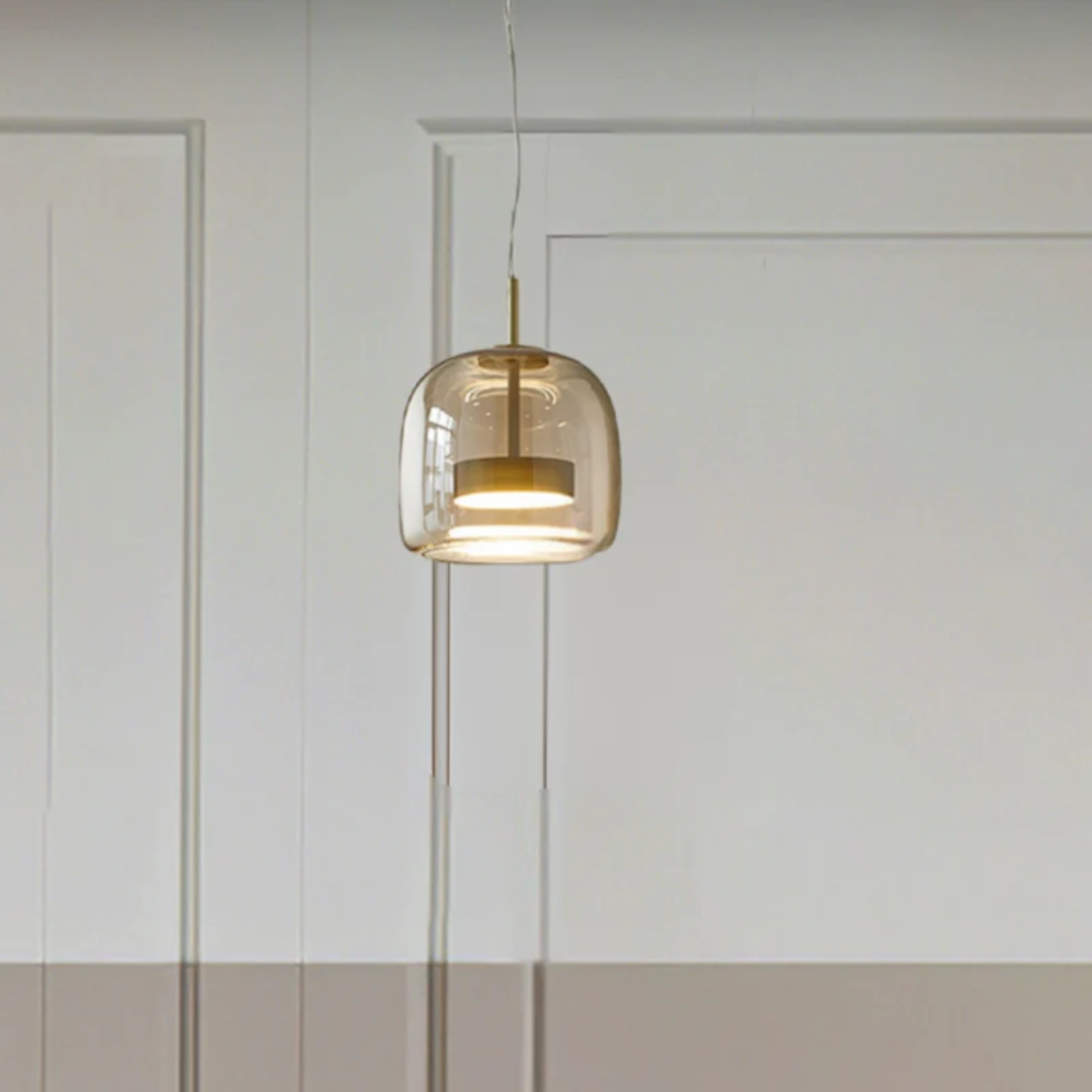 VintageGlow - Suspension LED rétro pour intérieurs stylés