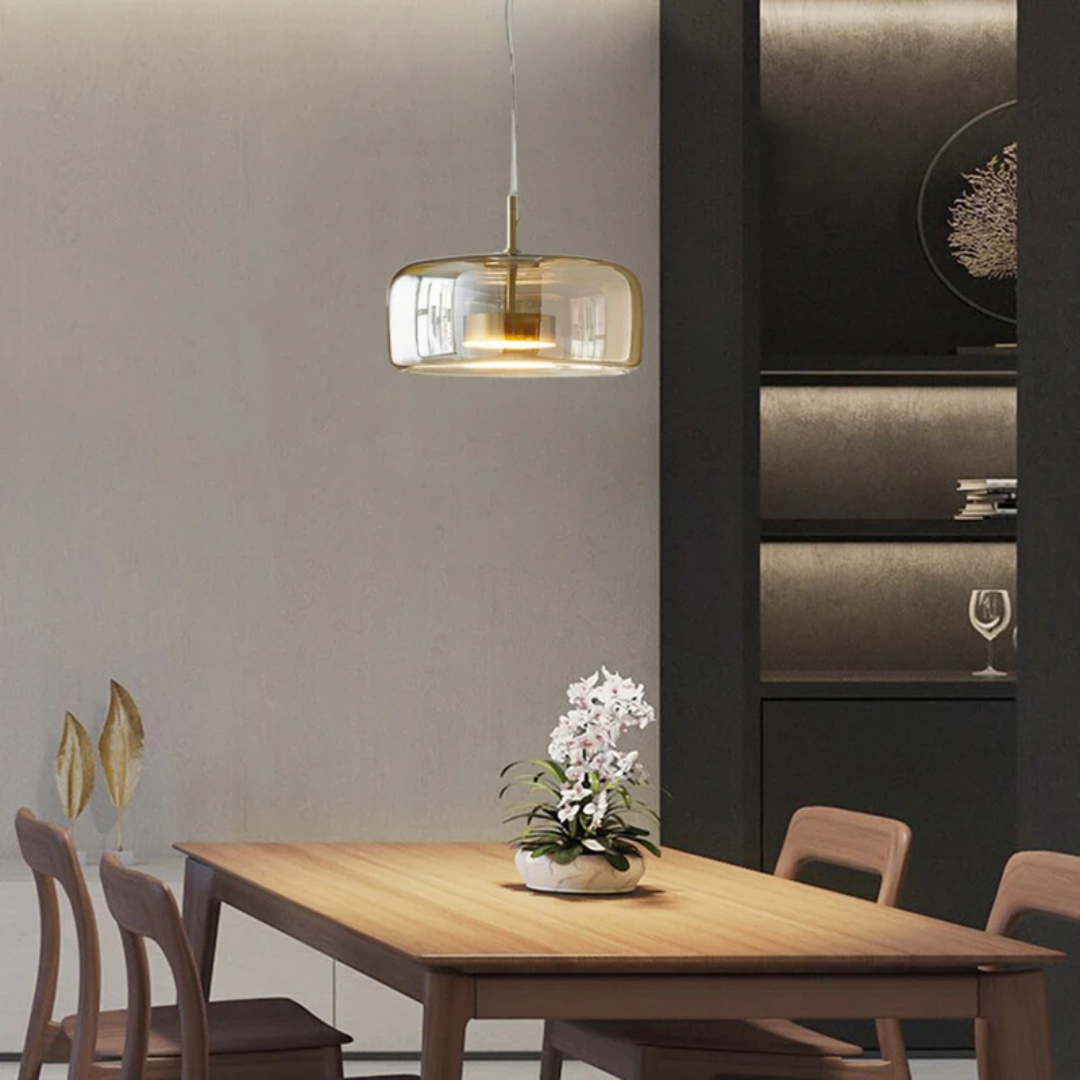 VintageGlow - Suspension LED rétro pour intérieurs stylés