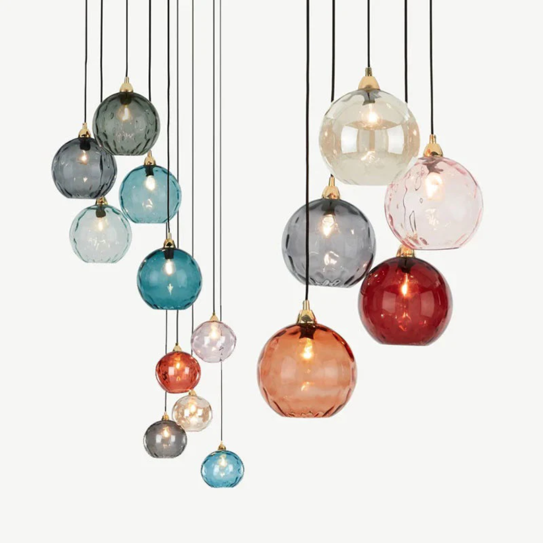 ClusterGlow - Suspension 3 Lampes Éclairage Ambiance