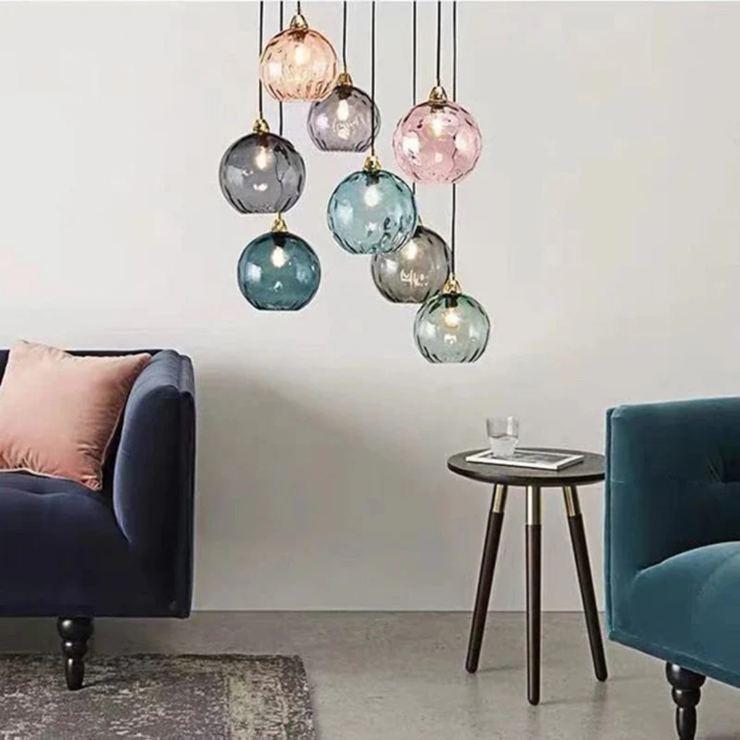 ClusterGlow - Suspension 3 Lampes Éclairage Ambiance