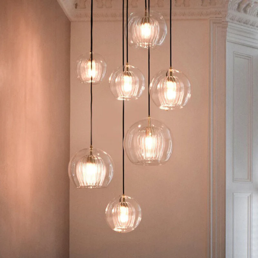 AuroraSphere - Élégante Suspension Sphérique LED
