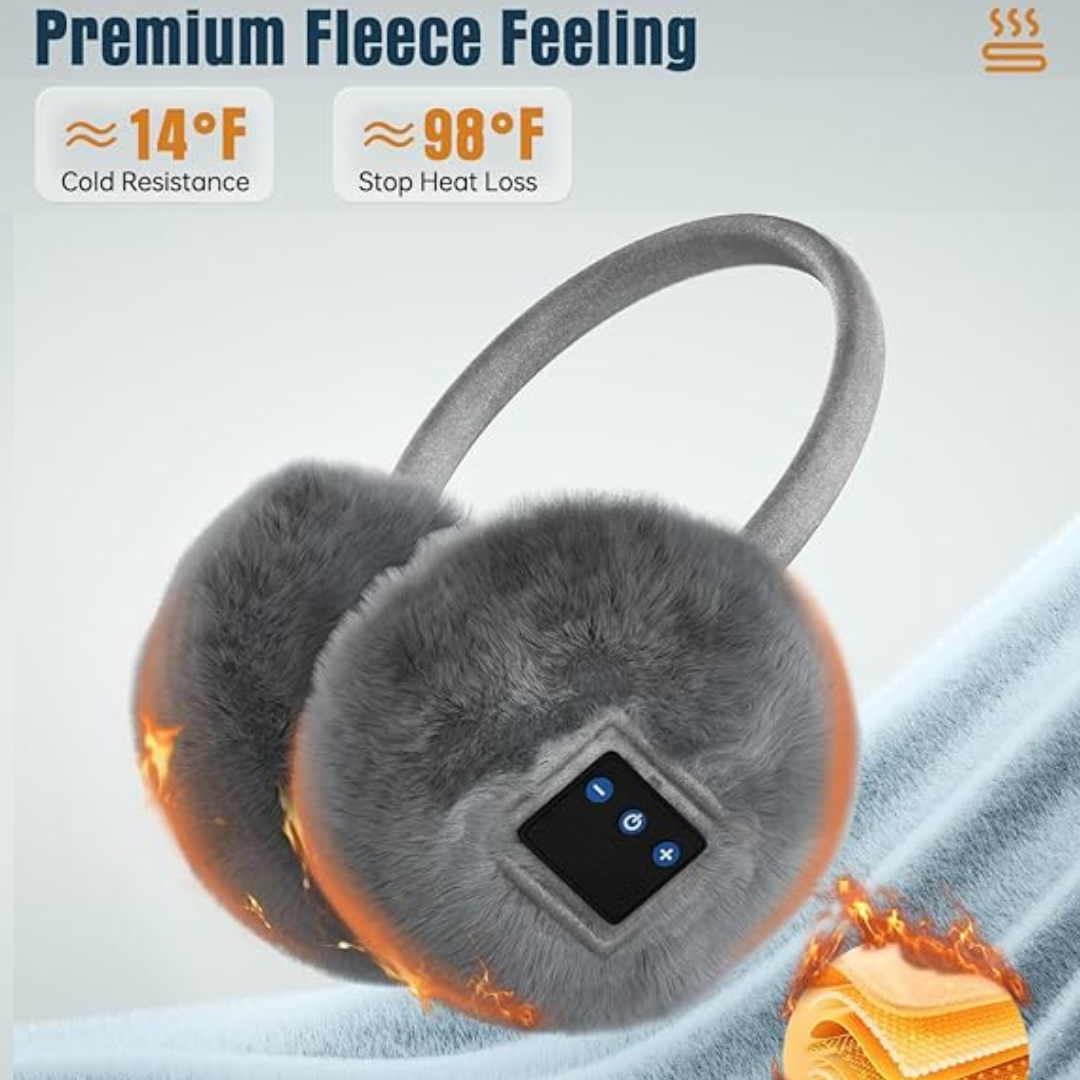 CozyGrooves - Cache-Oreilles Bluetooth Chauds Hiver