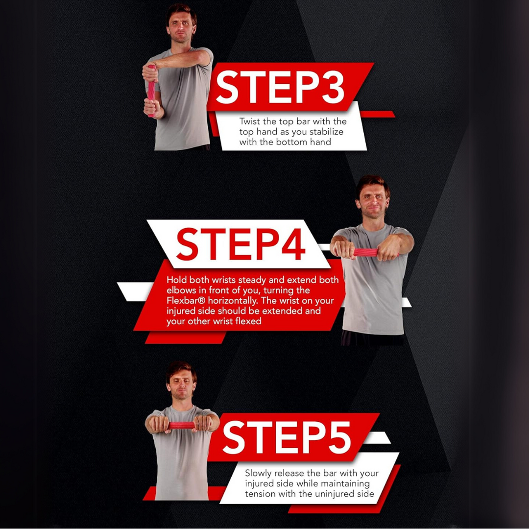 ElbowFlex - Barre de Résistance Thérapie Musculaire