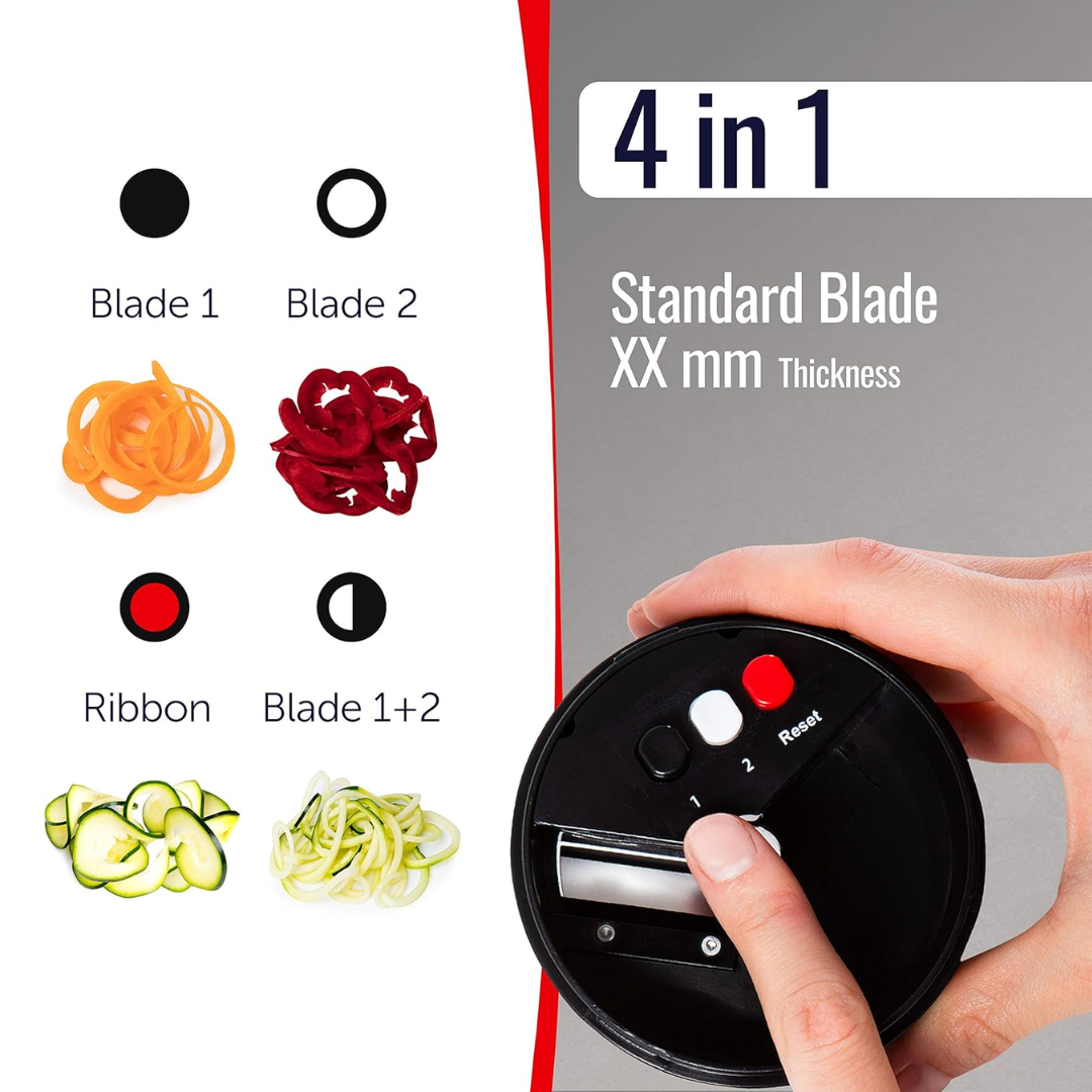 SpiralMaster - Coupe-Légumes Inox Julienne
