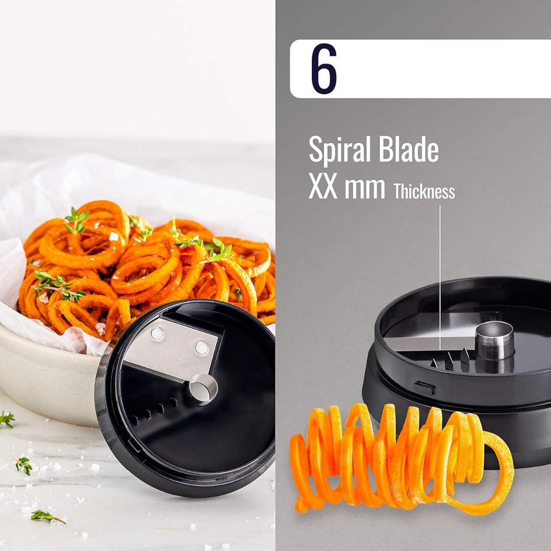 SpiralMaster - Coupe-Légumes Inox Julienne