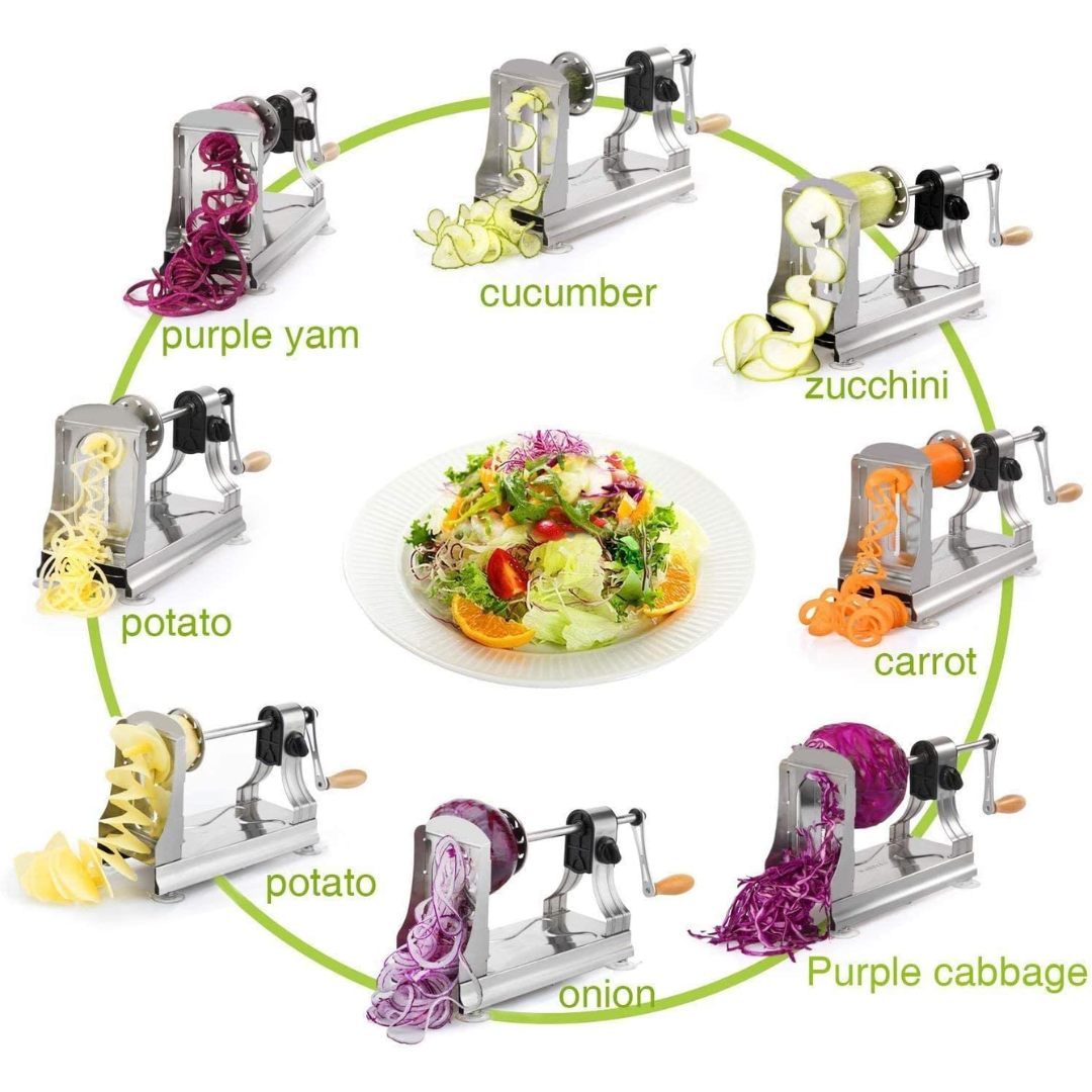 SpiralMaster - Coupe-Légumes 6 Lames Cuisine