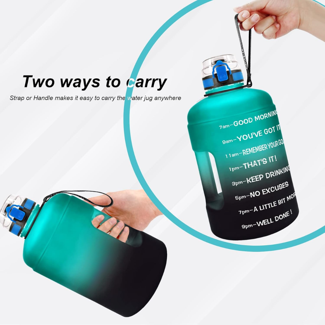 HydroBoost - Gourde Motivation avec Marquages Horaires